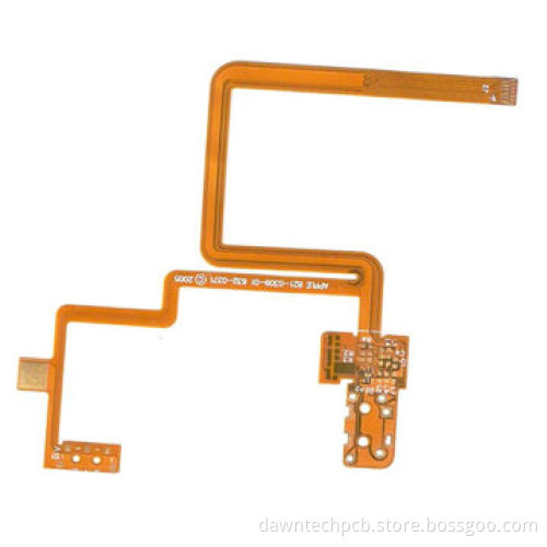 Single sided flexible PCB with Fr4 stiffener immersion gold finishNew
